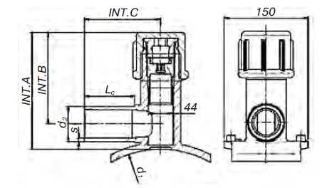 �������� ����� �� ���������� ������� ������������ TOP LOAD SDR 11 PE 100 PN 10