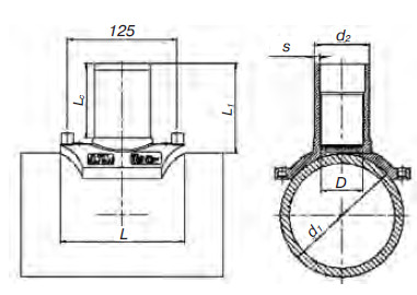 �������� ����� TOP LOAD SDR 11 PE 100 PN 10